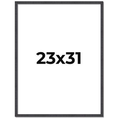 23x31 Frame Brown Solid Wood Picture Frame - Complete Modern Photo