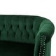 preview thumbnail 12 of 54, Milani Velvet Tufted Scroll Arm Loveseat by Christopher Knight Home