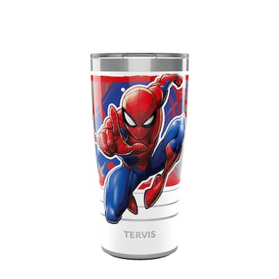 Tervis Traveler Marvel Spider-Man Iconic Triple Walled Insulated Travel Tumbler, Stainless Steel - 20oz
