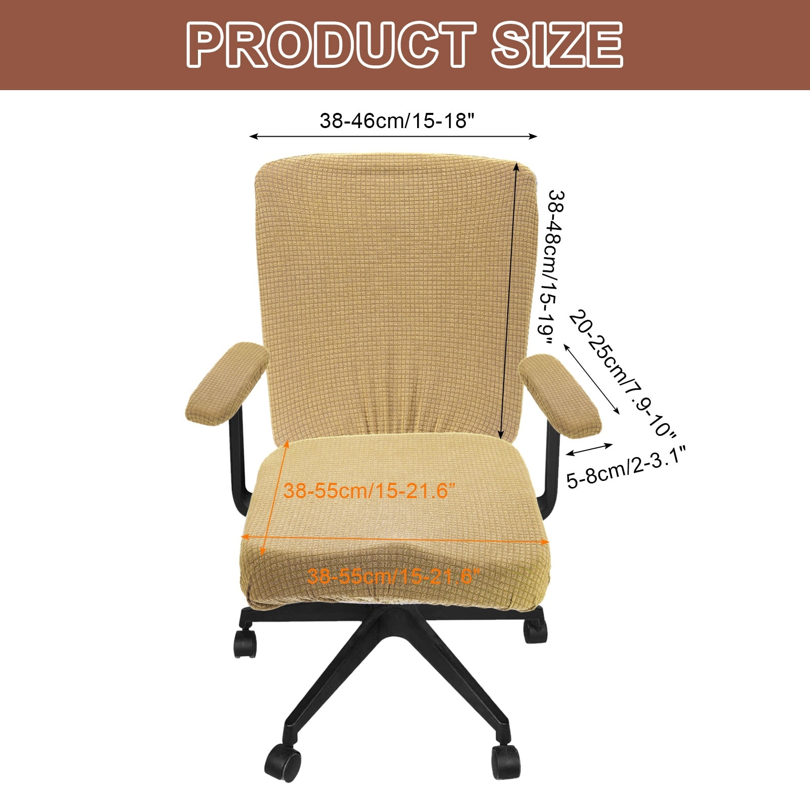 Office Chair Covers, Stretchable Computer Chair Slipcover