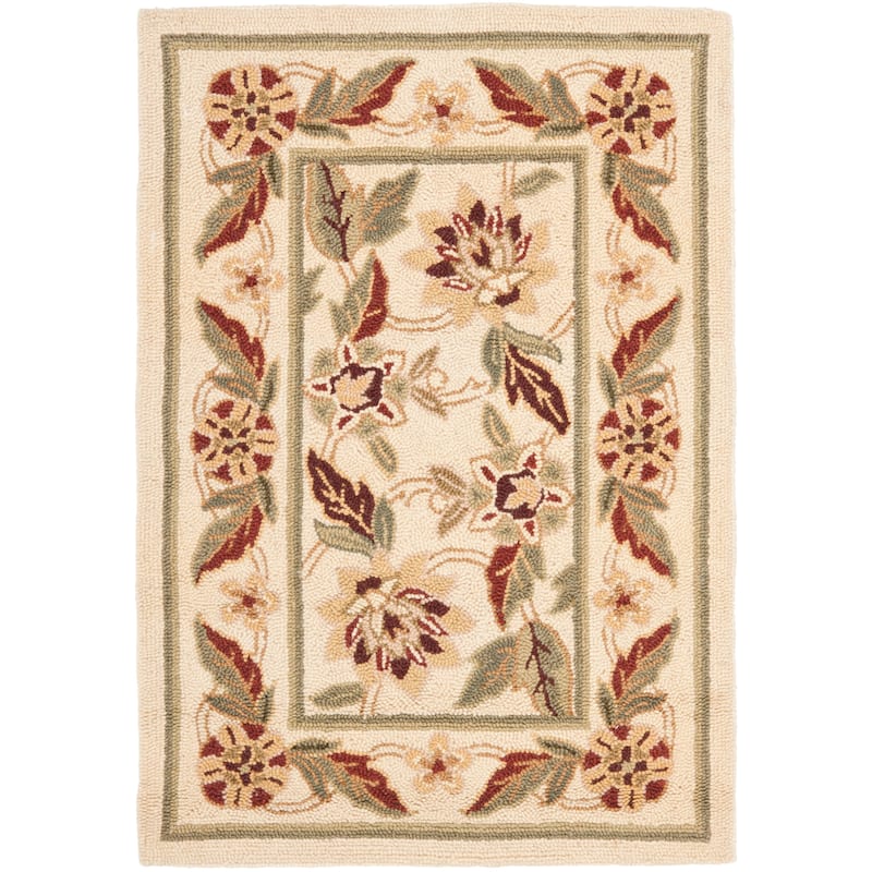 SAFAVIEH Handmade Chelsea Tiesha French Country Wool Rug