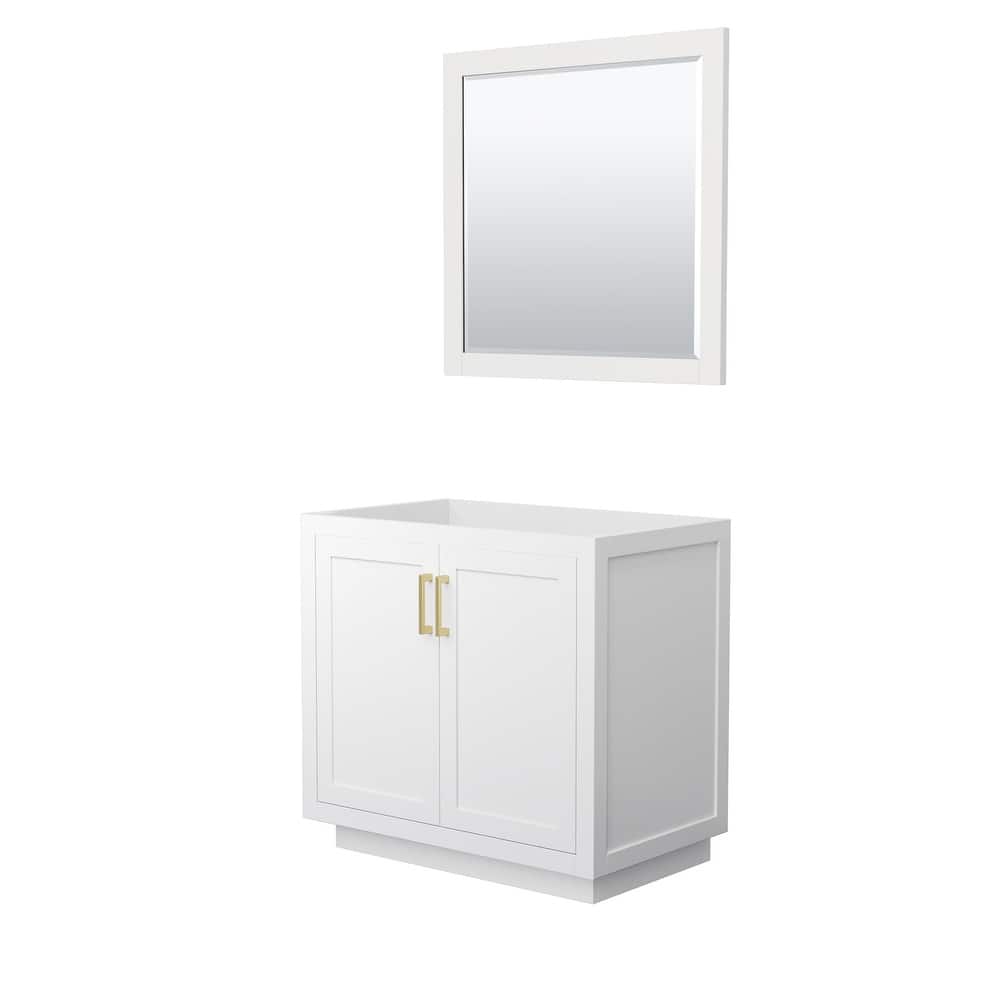 Wyndham Collection Miranda 36" Single Free Standing Vanity Cabinet -