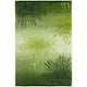 SAFAVIEH Handmade Soho Miyase Modern Burst New Zealand Wool Rug - 2'6" x 4' - Green/Multi