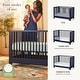 preview thumbnail 5 of 12, Little Seeds Posey 4-in-1 Convertible Crib