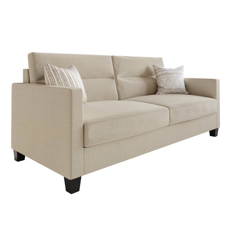 CraftPorch Clean and Minimalist Linen Upholstered 3-Piece Living Room Set