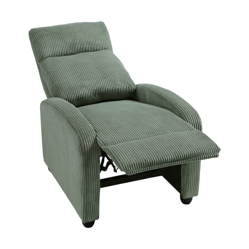 Covelo Corduroy Push Back Reclining Chair