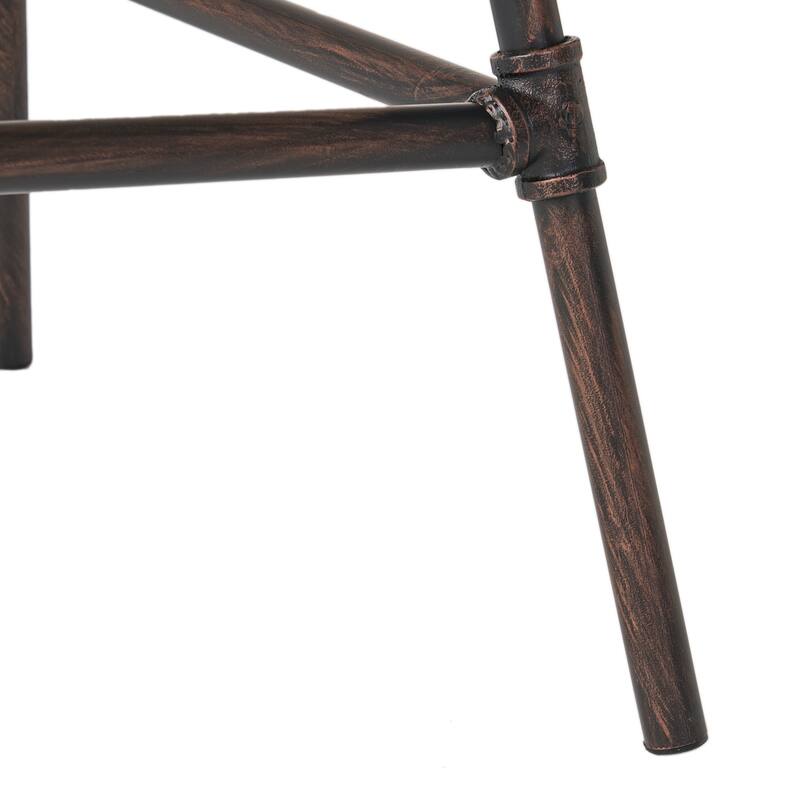 Outdoor Patio Swivel Barstool Adjustable Stool Height with Upholstered and Arm Barstool, Metal Frame Bar Chair