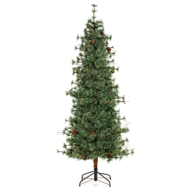 Costway 6/7/8 FT Artificial Christmas Tree with 370/502/702 Branch & - Green - See Details