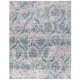 preview thumbnail 5 of 12, SAFAVIEH Princeton Doro Vintage Distressed Boho Oriental Polyester Rug 8' x 10' - Blue/Beige - Rectangle