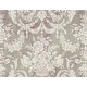 preview thumbnail 3 of 4, Seabrook Designs Drusilla Floral Vase Unpasted Wallpaper 27 in. W x 27 ft. L - Metallic Smoke