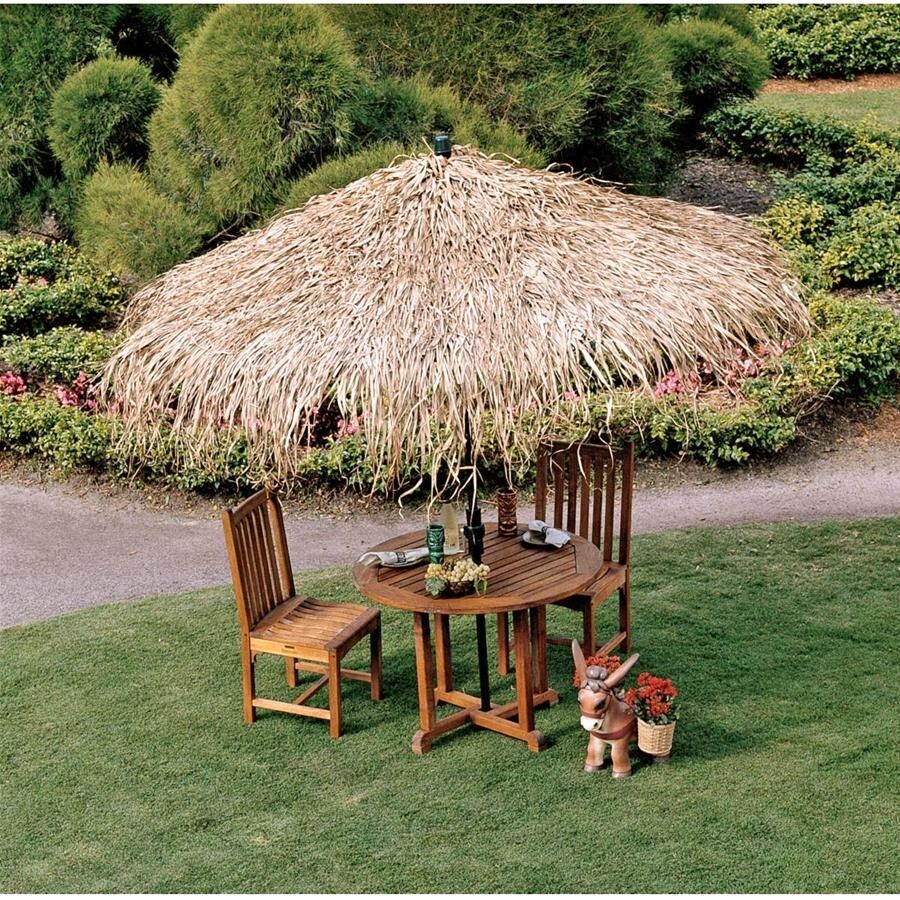 Shop Design Toscano Tropical Thatch Umbrella Cover Free Shipping