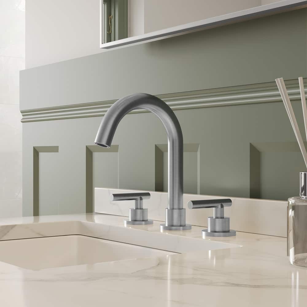 Widespread Bathroom Faucet 3 Hole, 2-Handle Bathroom Sink Faucet