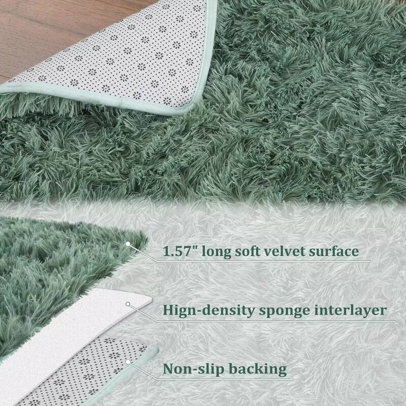 Garvee Shag Fluffy Area Rug Modern Indoor Plush Shaggy Carpet