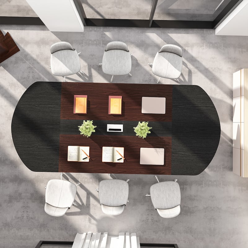 6FT Oval Conference Table, Large Meeting Table
