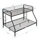 preview thumbnail 13 of 12, Twin Over Full Metal Bunk Bed, No Box Spring Needed, Large Under Bed Storage, Easy Assemble