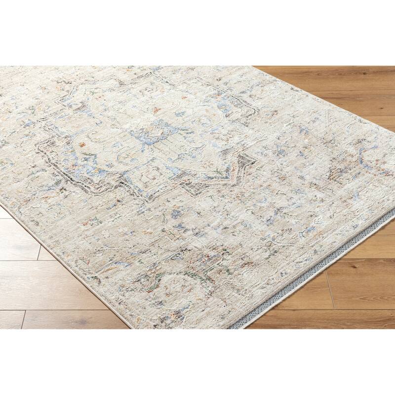 Livabliss Rivaldo Traditional Medallion Area Rug