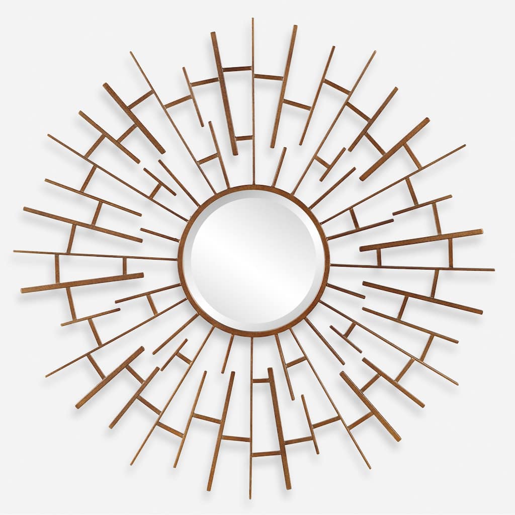 Tangled Round Wall Mirror - 46" - Bronze Finish