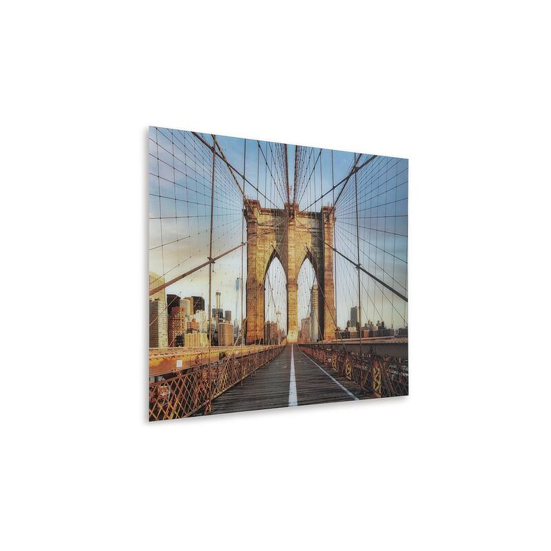 Signature Design by Ashley Shayward Blue/Brown Wall Art