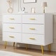 preview thumbnail 9 of 14, 6 Drawer Dresser White
