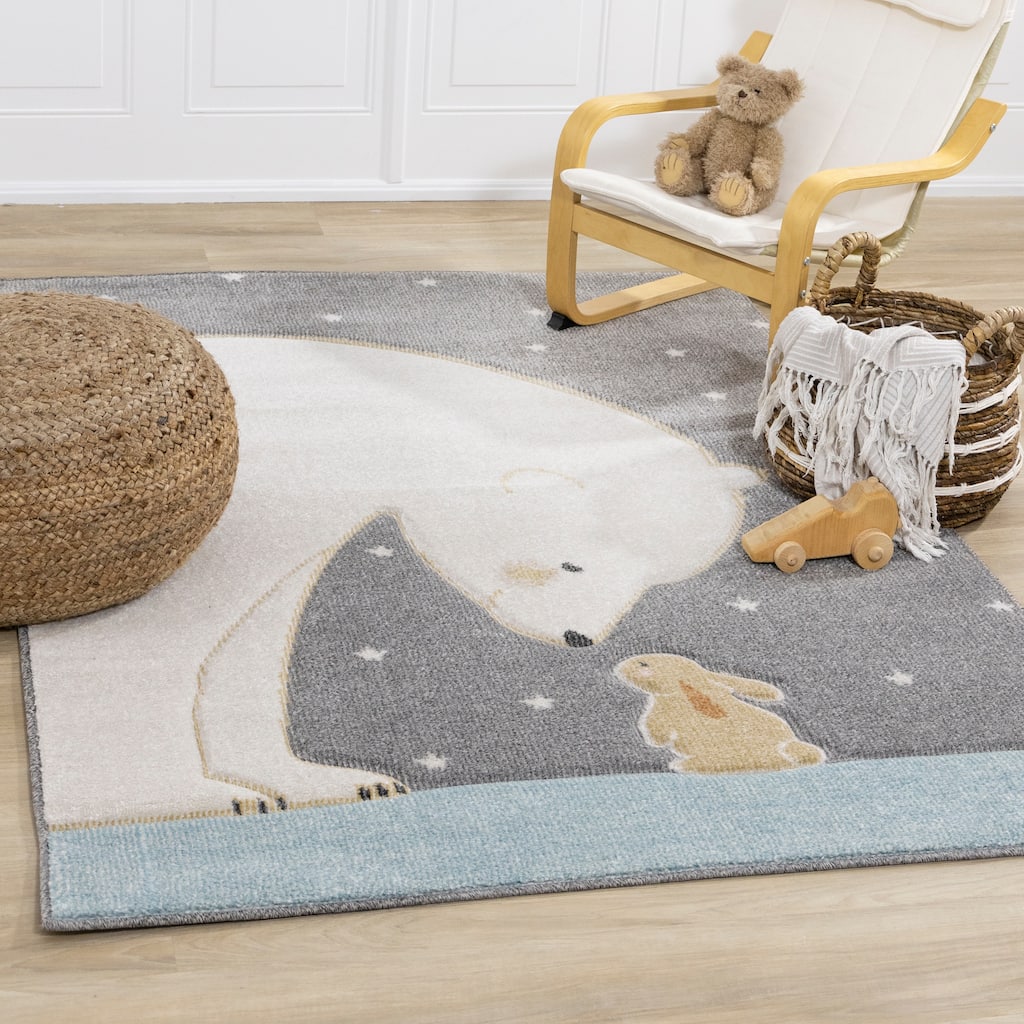 Kids Collection - Polar Bear Bunny Rug