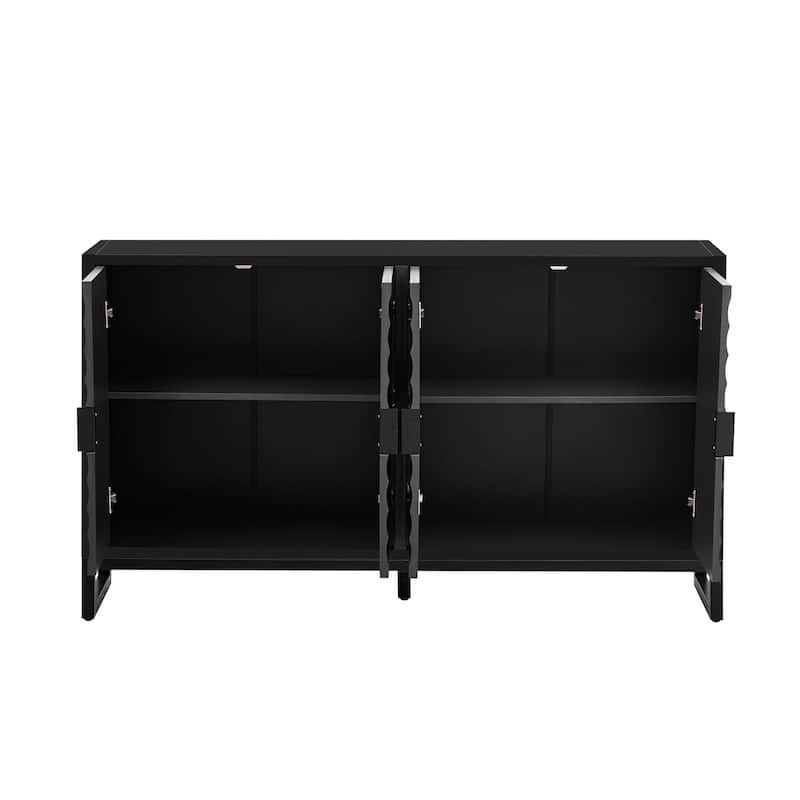 Sideboard with Adjustable Shelves and 4 Doors