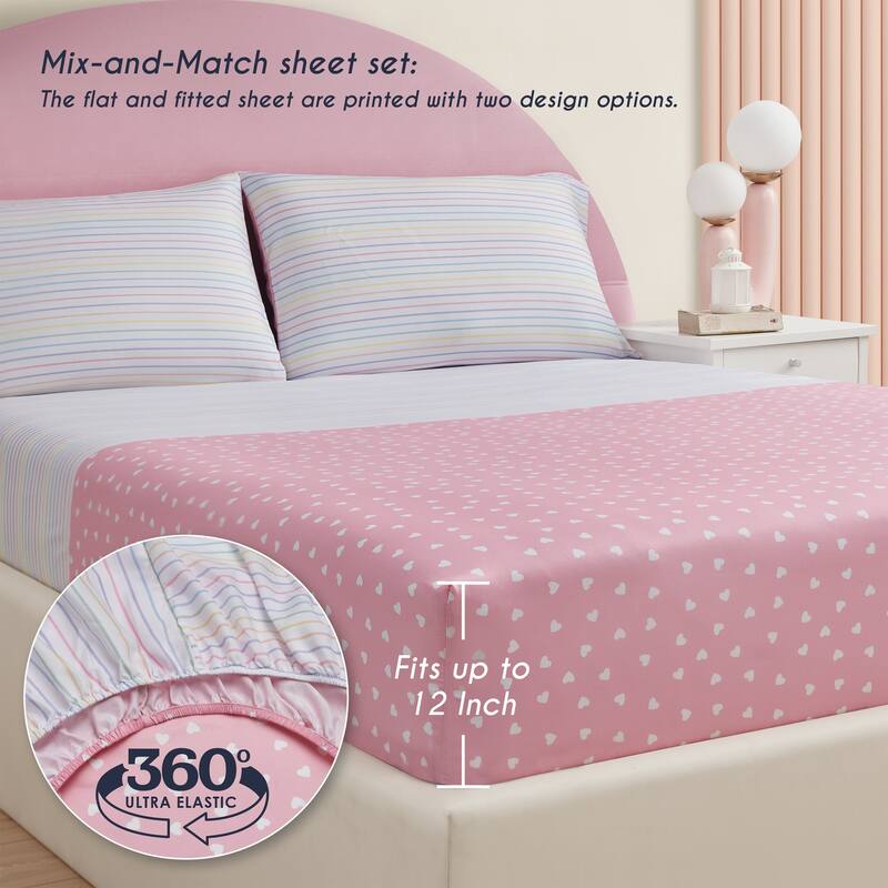 Floral Juvenile Bed in a Bag