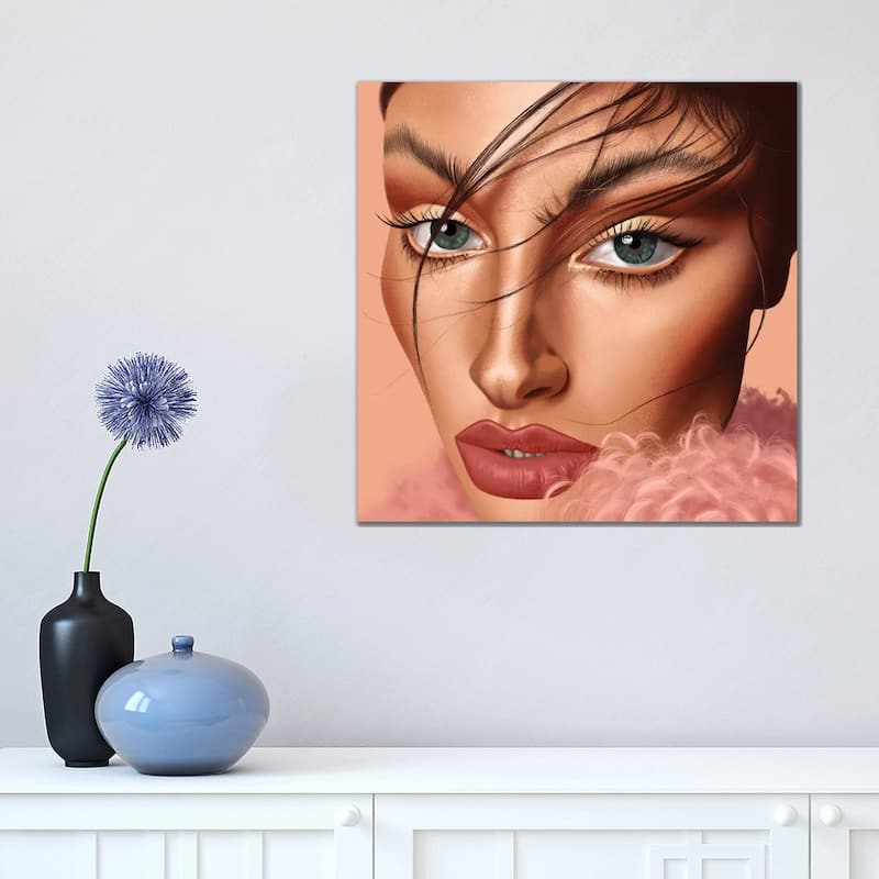 iCanvas "Portrait Of A Girl" by Teodora Jelenic Canvas Print - 18x18x1.5