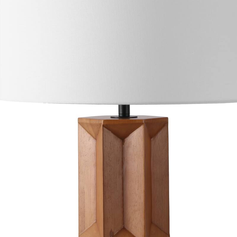 SAFAVIEH Couture Ferdinand Wood Table Lamp - 16"W x 16"D x 29"H