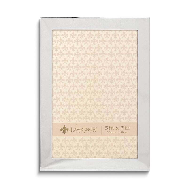 Curata 5x7 Flat Silver-Tone Metal Frame