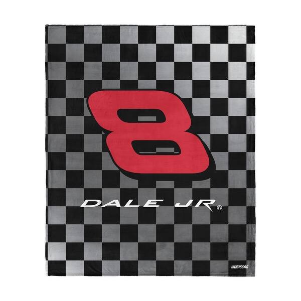 slide 2 of 6, NASCAR Dale Earnhardt Jr Graded Checks Silk Touch Throw Blanket 50x60 inches - Dale Earnhardt Jr