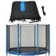preview thumbnail 1 of 3, Machrus Upper Bounce Trampoline Replacement Net, For 14' Round Frames Using 8 Straight Poles, Installs Outside of Frame-NET ONLY