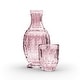 preview thumbnail 3 of 5, Vintage Pink 2-Piece Carafe Set