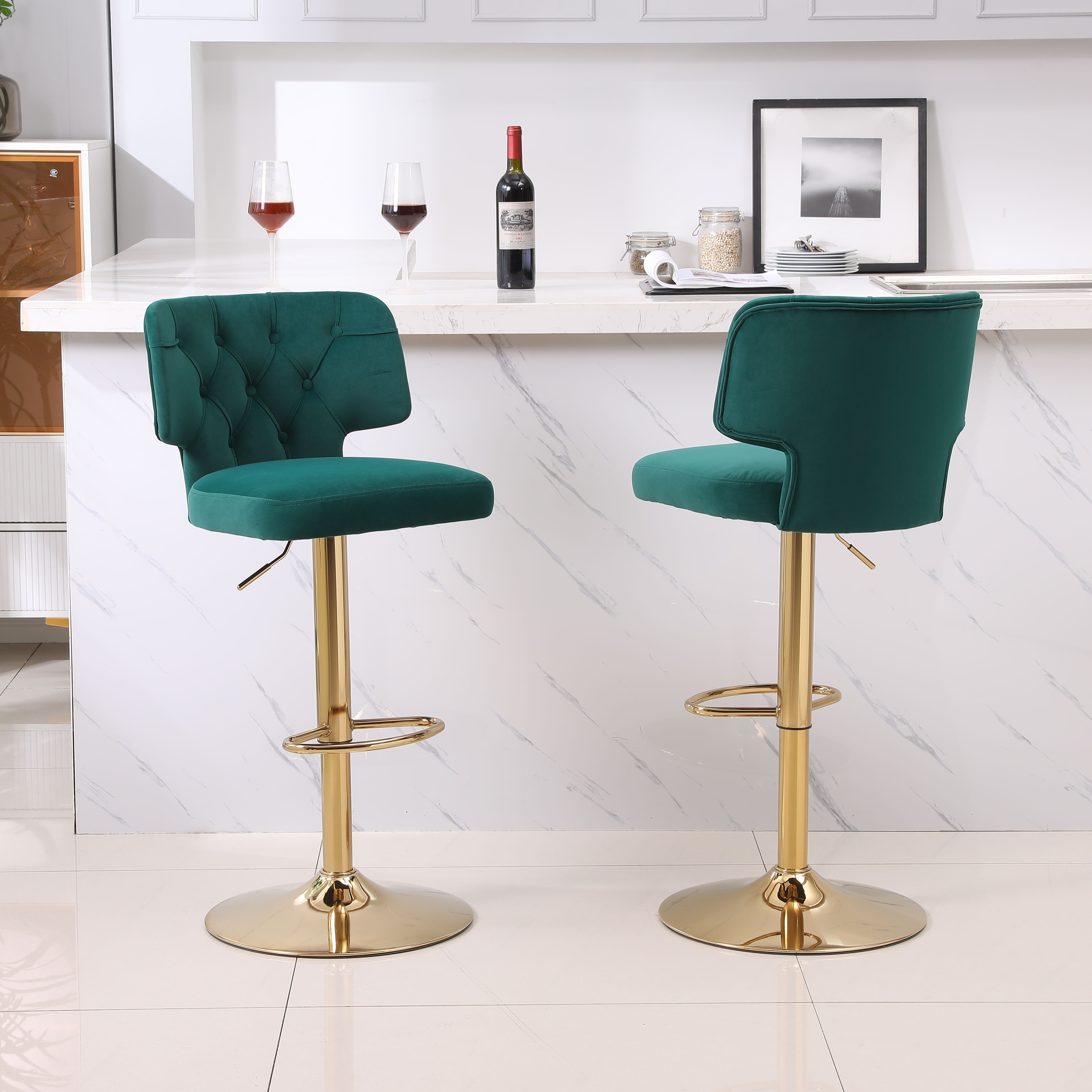 Swivel island deals chairs