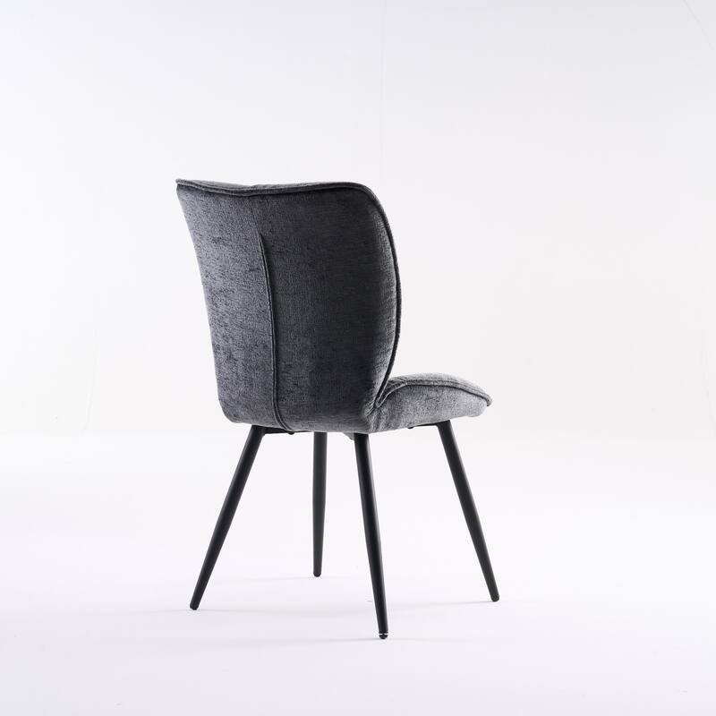 Dining Chairs Set of 2, Armless Kitchen Chairs, Soft Cushion