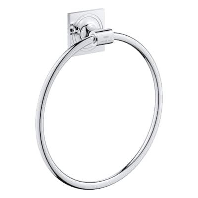 Grohe 40 339 1 Allure New 7-7/8" Wall Mounted Towel Ring