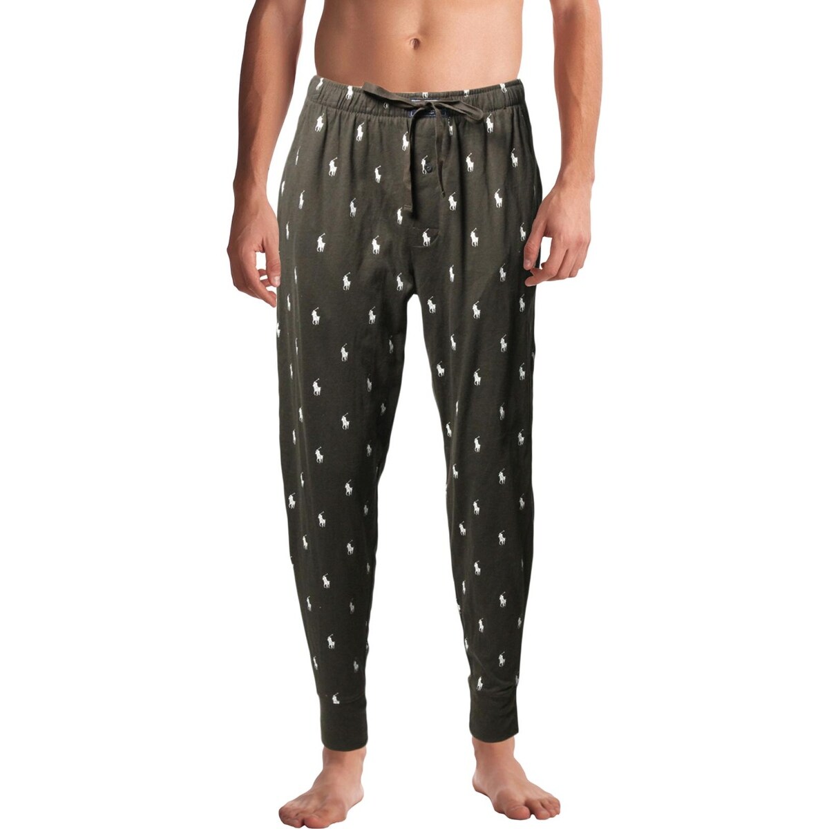 ralph lauren all over print trousers