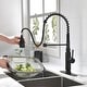 preview thumbnail 17 of 19, Spring Kitchen Faucet, Single Level Handle and Pull Down Sprayer