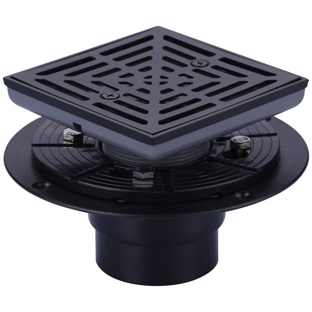 WOWOW 4.5 in. Floor Drain with Square Screw-Tite Strainer