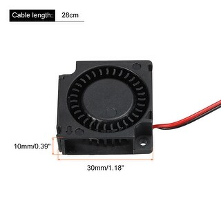 1 Pcs DC Blower Fan 12V 9733 2 Pin 97x33mm Brushless DC