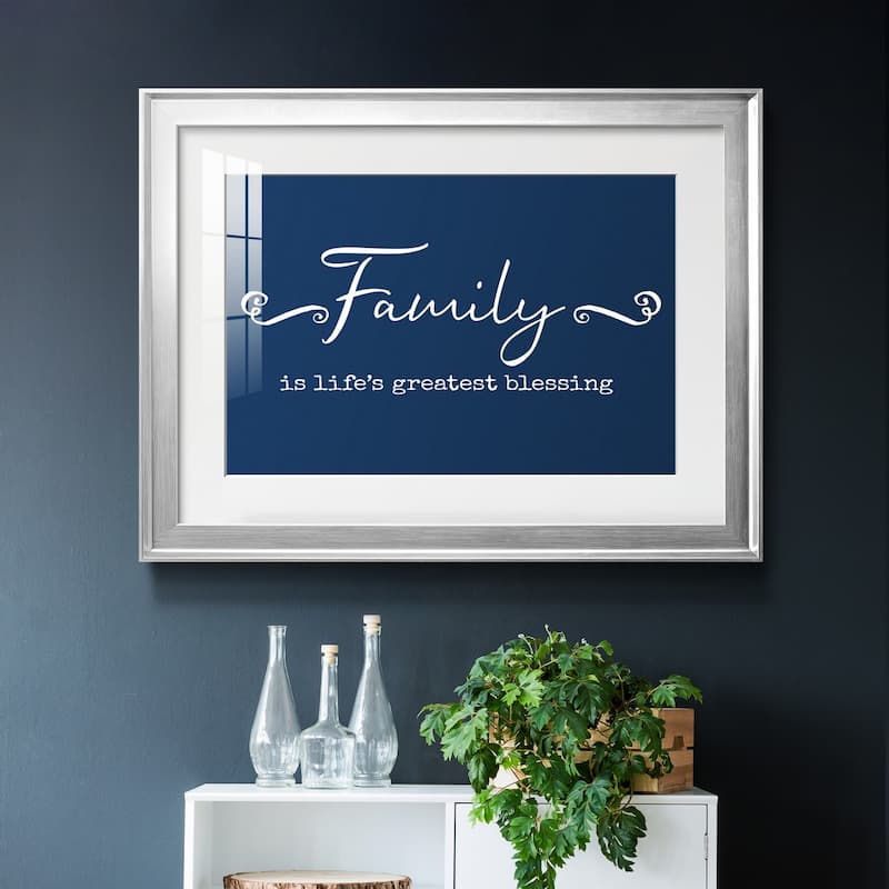 Family Greatest Blessing Premium Framed Print - Ready to Hang