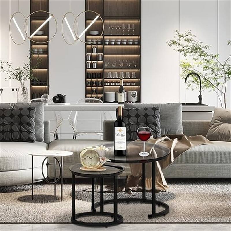 Nesting coffee tables