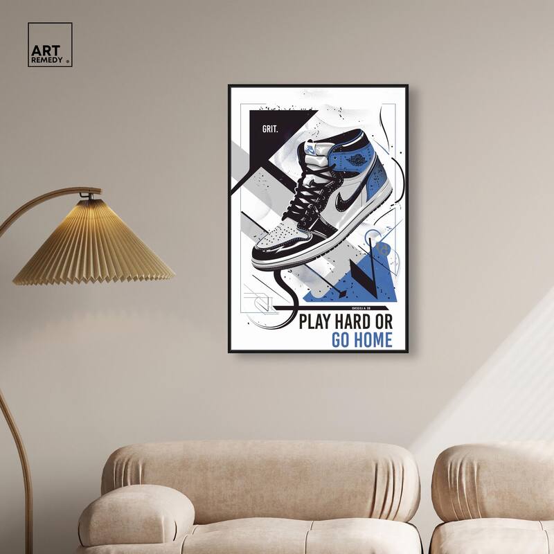 Play Hard Go Home Canvas by Art Remedy