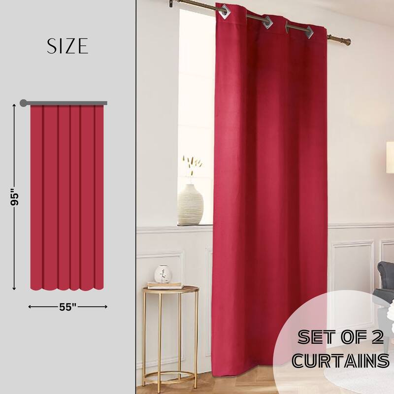 Luxurious Suede Extra Wide Window Curtain Elegant Soft Texture Drapery