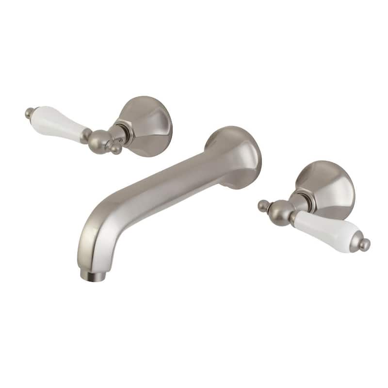 Kingston Brass Metropolitan 1.2 GPM Widespread Bathroom Faucet with - Brushed Nickel