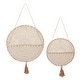 preview thumbnail 1 of 4, Violet Crochet Wall Hanging Storage (Set of 2)