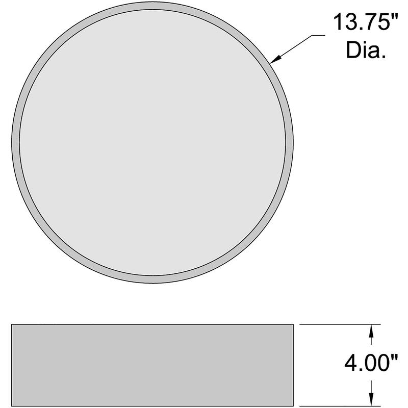Access Lighting Como LED Flush Mount - 14" - Dedicated LED