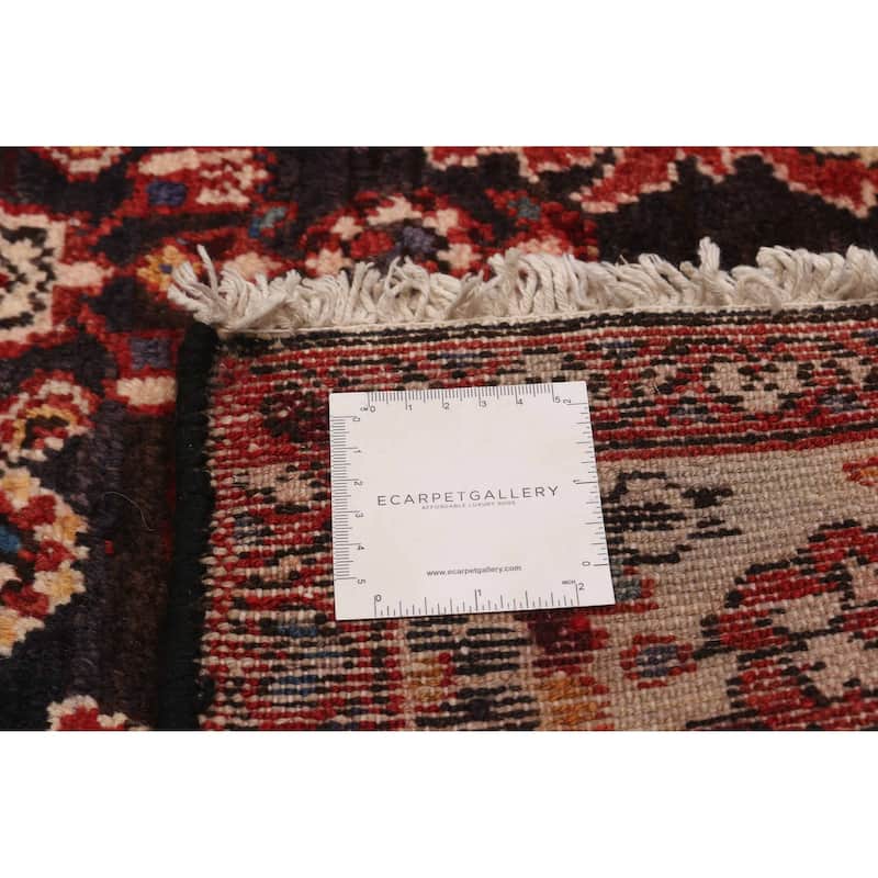 ECARPETGALLERY Hand-knotted Andelz Black Wool Rug - 3'6 x 10'0