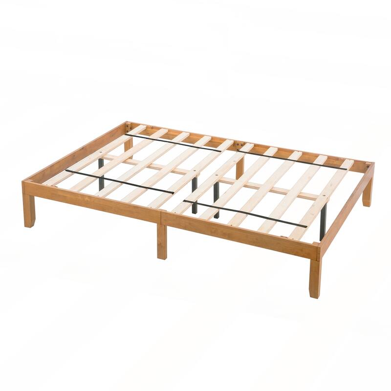Queen Size Wood Platform Bed Frame