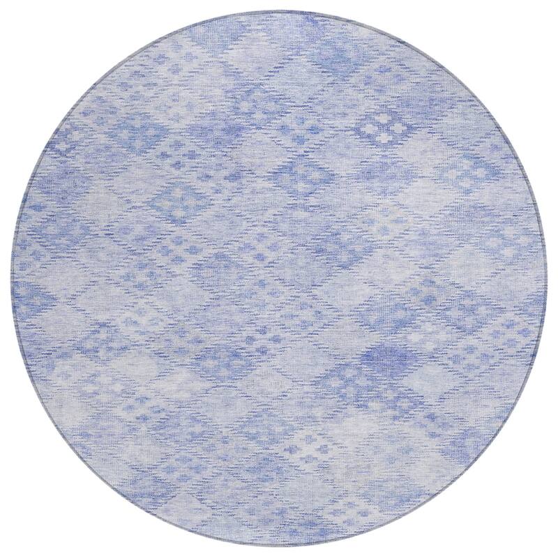 HomeRoots Geometric Transitional Rectangle Outdoor Rug