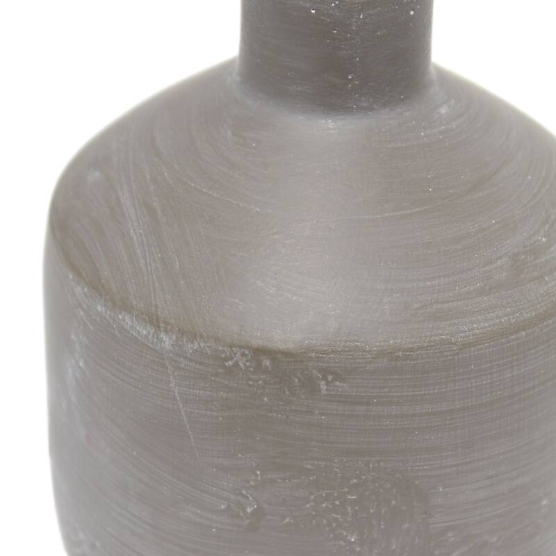 Mini Bocksbeutal Table Lamp with Tapered Shade - 9.5" - Gray and White